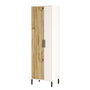 Hanah Home Armario Multiusos Dy1-Wk Nogal y Blanco